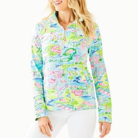 New Lilly Pultizer Skipper Popover - Honda Classic Toile Size XL MSP $108