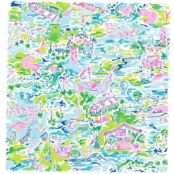 New Lilly Pultizer Skipper Popover - Honda Classic Toile Size XL MSP $108