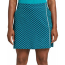 Lady Hagen Teal & Navy Herringbone Golf Skort Size 16-1