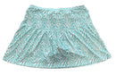 Sport Haley Teal & White Pleated Animal Patterned Women's Golf Skort Size L-2