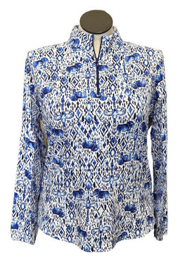 Ibkul Elephant Printed Women's Pullover Size XL MSP$91 - 0