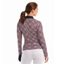 New EP NY Long Sleeve Stars Houndstooth Golf Sunshirt Size M MSP$97-3