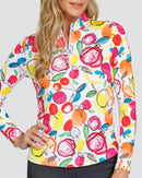 New Tail Brigatta Mango Tango Longsleeve Golf Sunshirt Size XS MSP$89-1