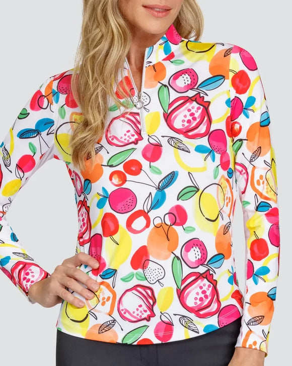 New Tail Brigatta Mango Tango Longsleeve Golf Sunshirt Size XS MSP$89