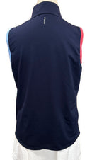 RLX Women's Navy Sleeveless Golf Polo w/ Contrast Trim & Logo Size L MSP$128-3