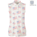 Swing Juice Women's Flag Sleeveless Golf Polo Size L MSP$88-1