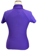 Tzu Tzu Women's Lucy Short Sleeve Zip Golf Top Size S MSP$110-6