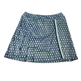 Scratch Seventy Blue, Green and Light Blue Hexagon Print Golf Skort Size S MSP$80