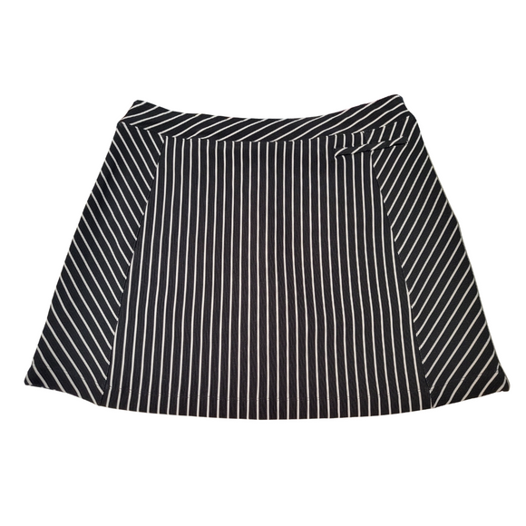Lady Hagen Black & White Striped Golf Skort Size XL