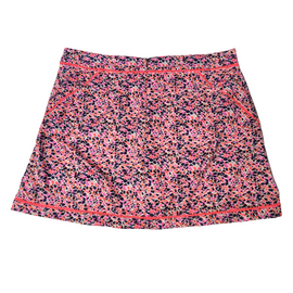 Lady Hagen Pink, Orange & Navy Mosaic Print Golf Skort Size 16 - 0