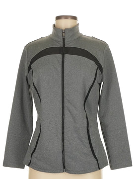 Tail Activewear Gray & Black Full-Zip Jacket Size M MSP$100