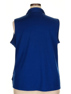 Lady Hagen Navy Sleeveless Golf Polo Size 2X (Plus Size) - 0