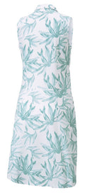 New Puma White Palm Sleeveless Golf Dress Size XS MSP$90-2