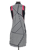 Tail Activewear Black & White Striped Sleeveless Golf Dress Size S MSP$110-2