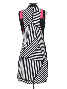 Tail Activewear Black & White Striped Sleeveless Golf Dress Size S MSP$110 - 0