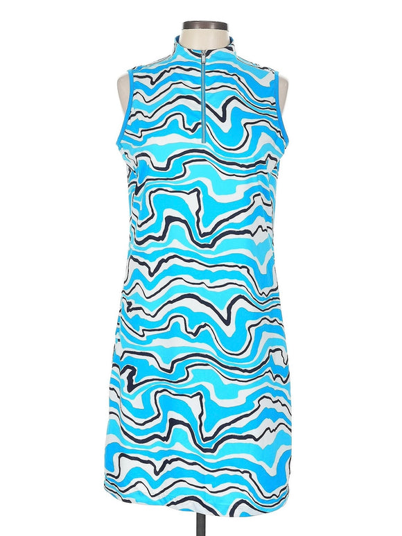 Tail Activewear Drea Sleeveless Golf Dress - Tranquility Size M MSP$115
