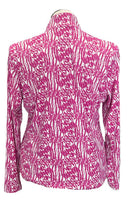 GGBlue Fuchsia & White Animal Print Long Sleeve Sunshirt Size XL MSP$110-2