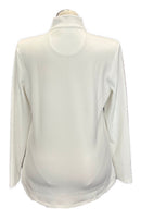 New Greg Norman White & Pearl Women's Golf Pullover Size XL MSP $64-2