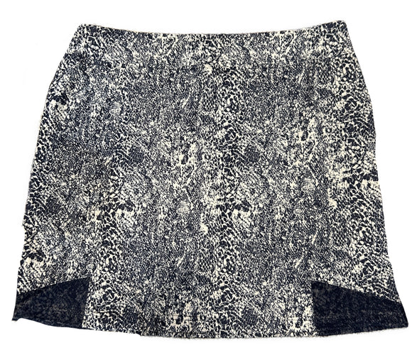 Bette & Court Navy & White Snakeskin Print Golf Skort Size L MSP$80