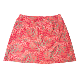 Jofit Pink & Coral Palm Leaves Mina Golf Skort Size L MSP$98 - 0
