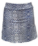 New Smith & Quinn Navy & White Leopard Patterned Women's Golf Skort MSP$110-1