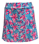 New Smith & Quinn Blue & Pink Floral Patterned Women's Golf Skort MSP$110-1