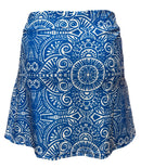New Smith & Quinn Blue & White Patterned Women's Golf Skort MSP$110-2