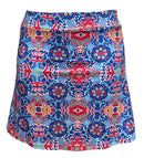 New Smith & Quinn Blue & Red Patterned Women's Golf Skort MSP$110-1