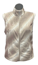 Zenergy Tan Glittery Women's Golf Vest Size 2-1