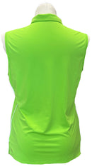 Kinona Neon Green Women's Sleeveless Golf Top Size XL-2