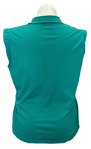 GGBlue Emerald Green Women's Sleeveless Golf Top Size XL-2