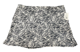 Coral Bay Black & White Zebra Print Golf SKort Size PXL
