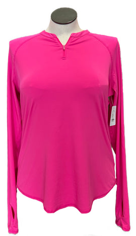 Jofit Hot Pink Women's Golf Pullover Size XL