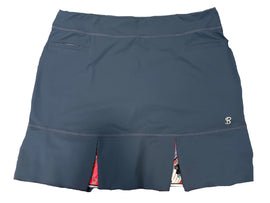 SofiBella Slate Blue Pleated Women's Pull-on Golf Skort Size XL MSP$85