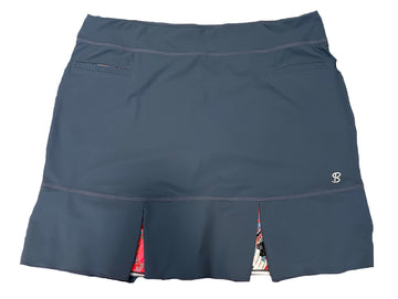 SofiBella Slate Blue Pleated Women's Pull-on Golf Skort Size XL MSP$85