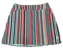 Jofit Blue, Pink & Tan Striped Patterned Women's Pull-on Golf Skort Size L-1