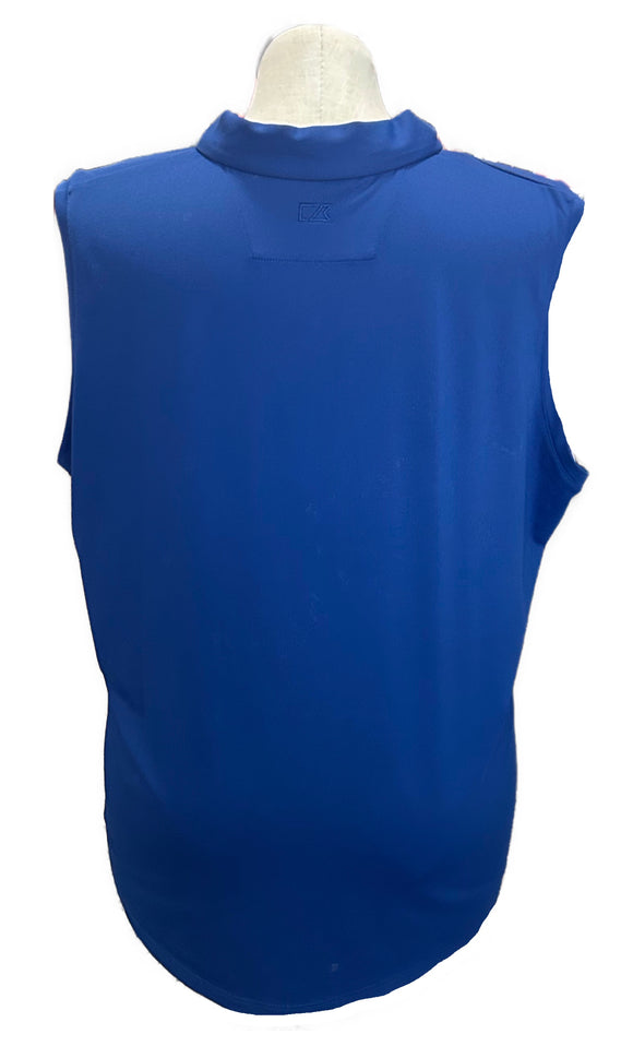 Cutter & Buck Women's Zip Sleeveless Golf Polo Size XXXL