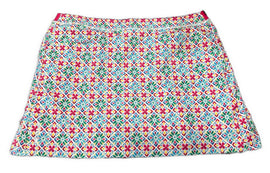RLX Ralph Lauren Pink, Green & Blue Patterned Women's Pull-on Golf Skort Size XL
