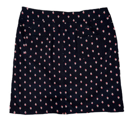 Slim-sation Navy Sailboat Patterned Women's Pull-on Golf Skort Size 14 - 0