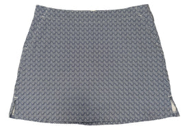 Lady Hagen Blue & White Geometric Patterned Women's Golf Skort Size 14