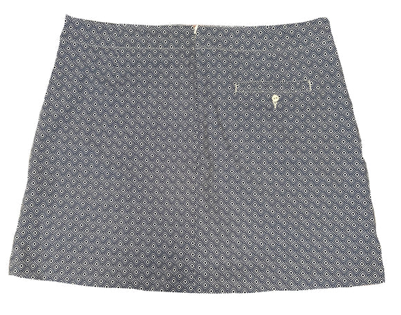 Lady Hagen Blue & White Geometric Patterned Women's Golf Skort Size 14