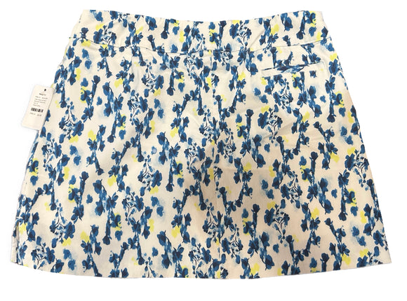 Lady Hagen Golf Skort Blue and Yellow Floral Size 14