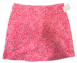 Pebble Beach Pink Patterned Women's Pull-on Golf Skort Size S