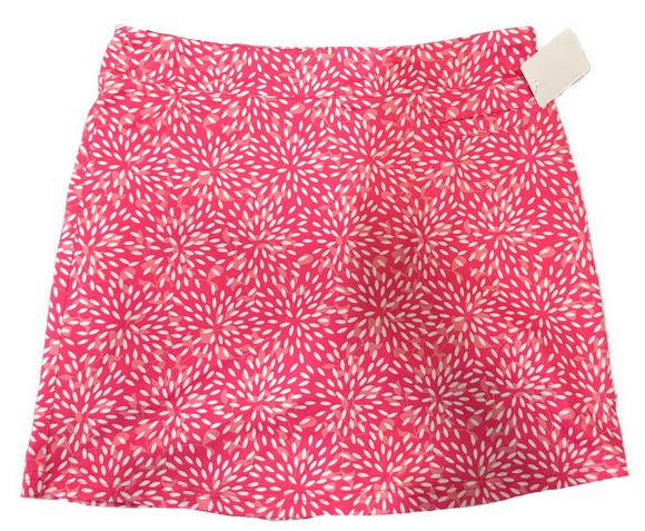 Pebble Beach Pink Patterned Women's Pull-on Golf Skort Size S