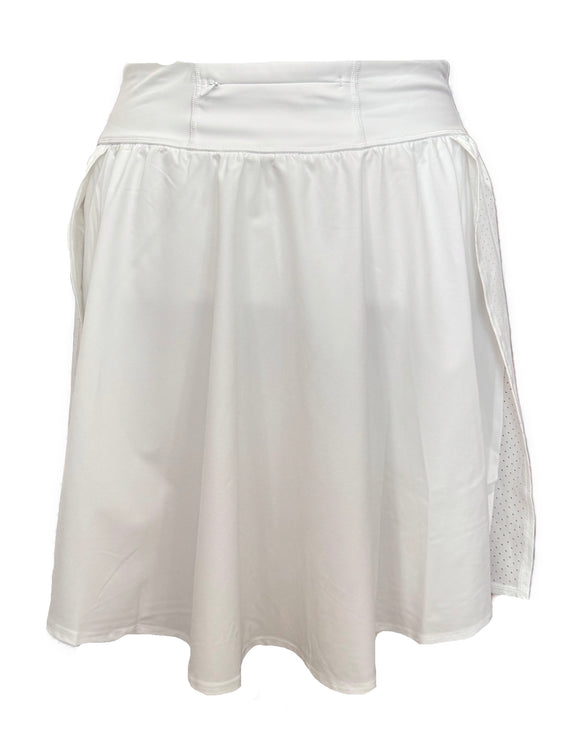 New Spanx White Get Moving Skort 17" length Size XL MSP$98
