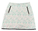 Annika Cutter & Buck Green & Teal Dotted Women's Golf Skort Size XS-1