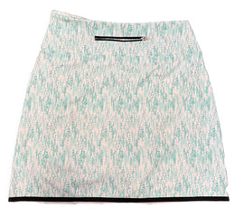 Annika Cutter & Buck Green & Teal Dotted Women's Golf Skort Size XS - 0