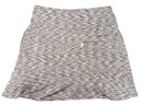 Zero Restriction Gray Heathered Women's Pull-on Golf Skort Size S-2