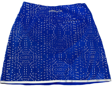 Annika Cutter & Buck Blue Pull-on Women's Skort w/Silver Accents Size S - 0