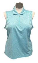 Greg Norman Women's Print Sleevless Golf Polo Size XL MSP$75-3